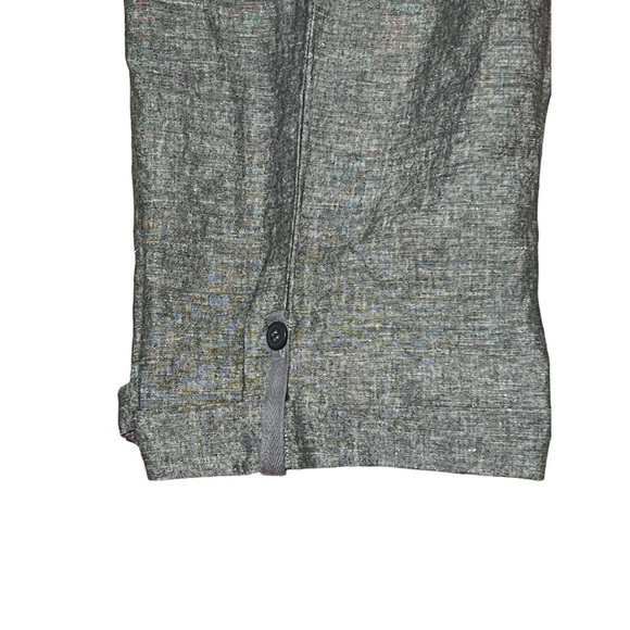 New York & Company Linen Blend Cropped Pants Relaxed-Fit Pull-On Capris Medium - Picture 10 of 11